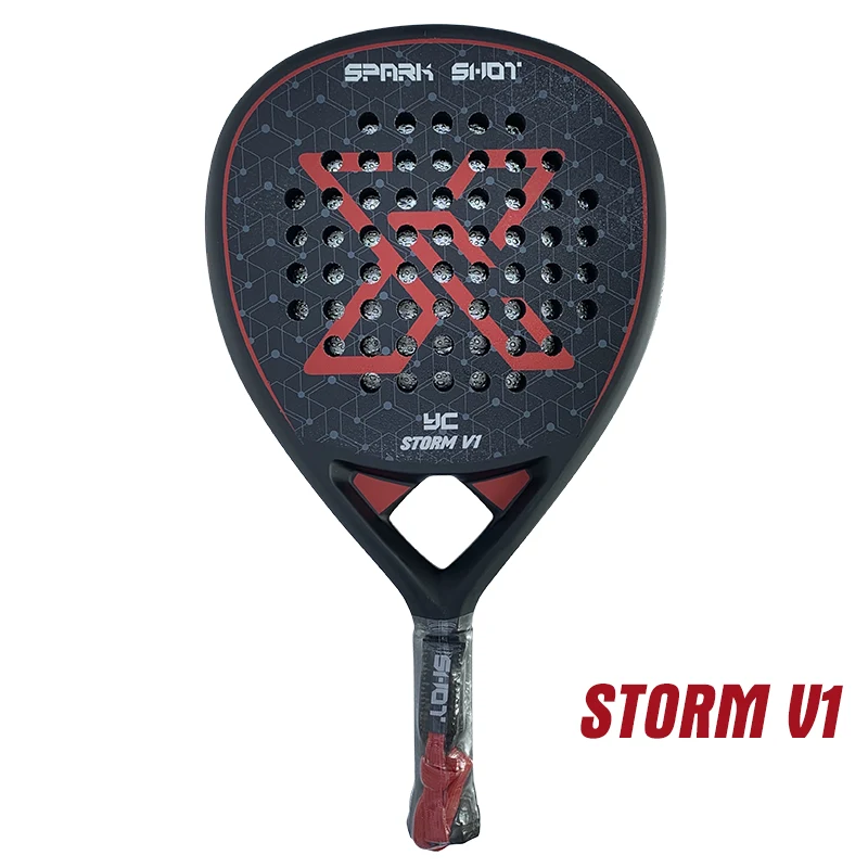 355g lätta Padel Rackets STORM V1