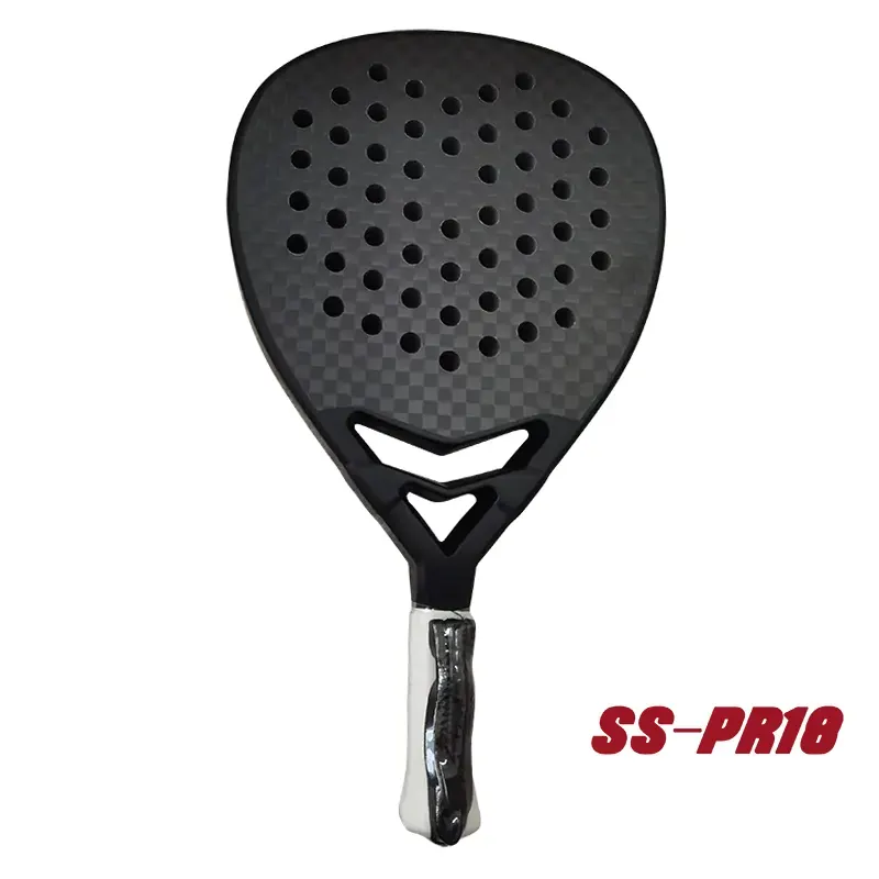 Padelracket i diamantform i kolfiber