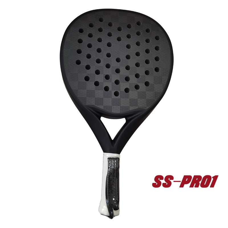 Rund form 18K kolfiber Padel Racket